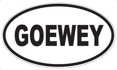 GOEWEY - Oval Magnet