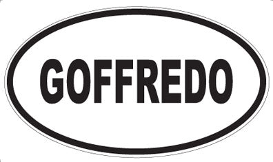 GOFFREDO - Oval Magnet