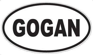 GOGAN - Oval Magnet