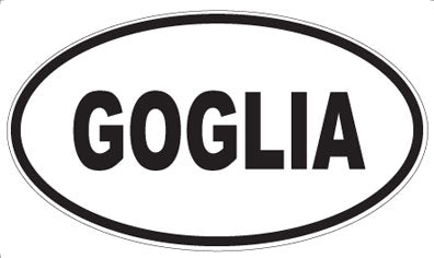 GOGLIA - Oval Magnet