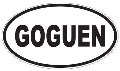 GOGUEN - Oval Magnet