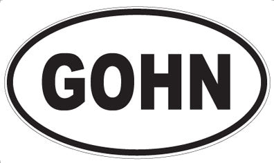 GOHN - Oval Magnet