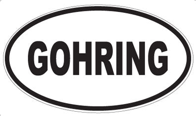 GOHRING - Oval Magnet