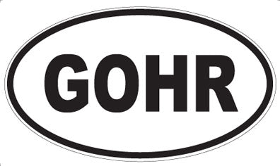 GOHR - Oval Magnet