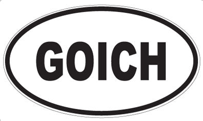 GOICH - Oval Magnet
