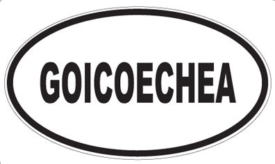 GOICOECHEA - Oval Magnet