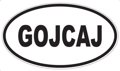 GOJCAJ - Oval Magnet