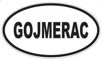 GOJMERAC - Oval Magnet