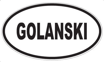 GOLANSKI - Oval Magnet