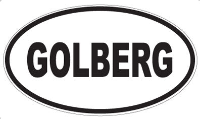 GOLBERG - Oval Magnet