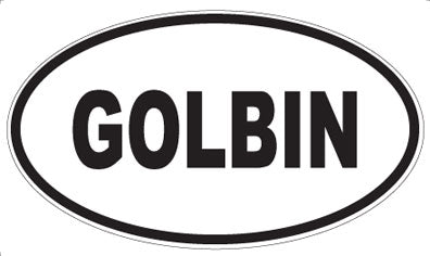 GOLBIN - Oval Magnet