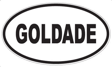 GOLDADE - Oval Magnet