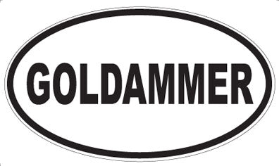 GOLDAMMER - Oval Magnet