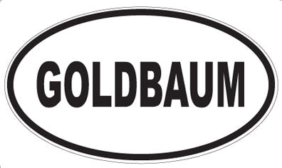 GOLDBAUM - Oval Magnet