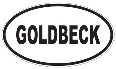 GOLDBECK - Oval Magnet