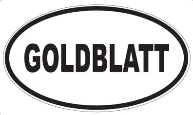 GOLDBLATT - Oval Magnet