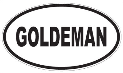 GOLDEMAN - Oval Magnet