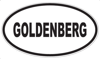 GOLDENBERG - Oval Magnet
