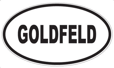GOLDFELD - Oval Magnet
