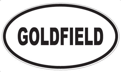 GOLDFIELD - Oval Magnet