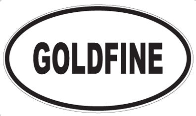 GOLDFINE - Oval Magnet