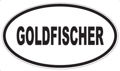 GOLDFISCHER - Oval Magnet