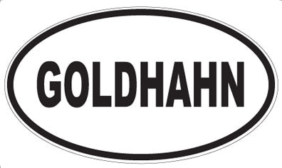 GOLDHAHN - Oval Magnet