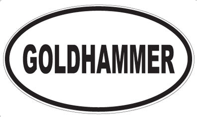 GOLDHAMMER - Oval Magnet