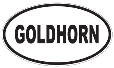 GOLDHORN - Oval Magnet