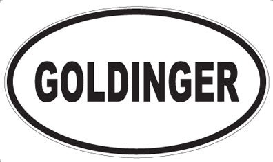 GOLDINGER - Oval Magnet