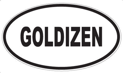 GOLDIZEN - Oval Magnet