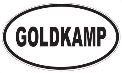 GOLDKAMP - Oval Magnet