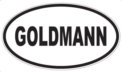 GOLDMANN - Oval Magnet