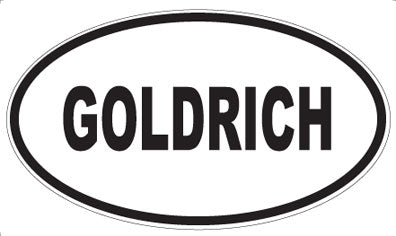 GOLDRICH - Oval Magnet