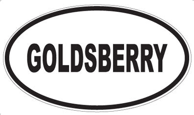 GOLDSBERRY - Oval Magnet