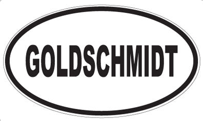 GOLDSCHMIDT - Oval Magnet