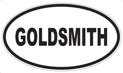 GOLDSMITH - Oval Magnet