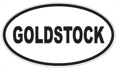 GOLDSTOCK - Oval Magnet