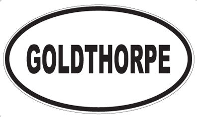 GOLDTHORPE - Oval Magnet