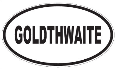 GOLDTHWAITE - Oval Magnet