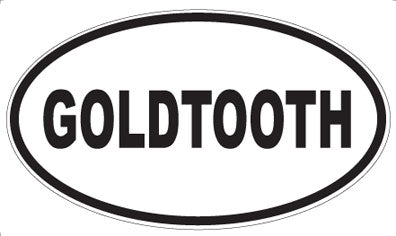 GOLDTOOTH - Oval Magnet
