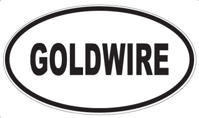 GOLDWIRE - Oval Magnet
