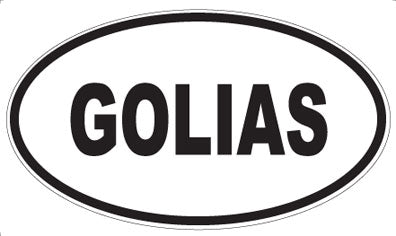 GOLIAS - Oval Magnet