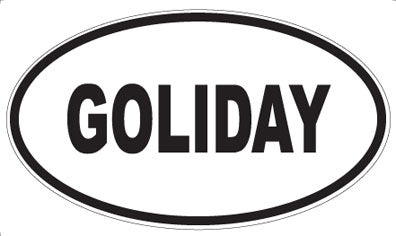 GOLIDAY - Oval Magnet