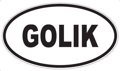 GOLIK - Oval Magnet