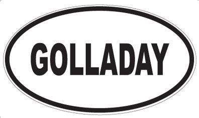 GOLLADAY - Oval Magnet