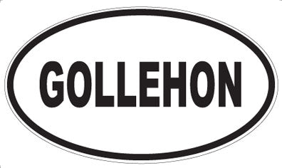 GOLLEHON - Oval Magnet
