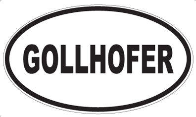 GOLLHOFER - Oval Magnet