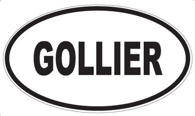 GOLLIER - Oval Magnet