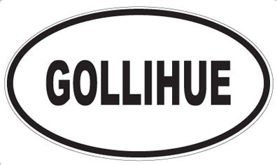 GOLLIHUE - Oval Magnet